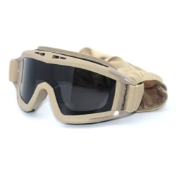 Army Motorcykel Wargame Glasögon Tactical Goggles SAND