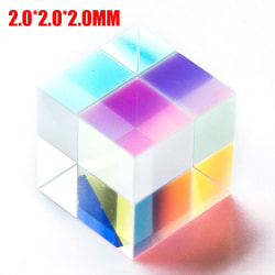 Optisk glass X-cube Prism Combine Cube Projector Splitter 20 X