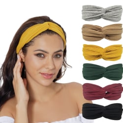 Casual bohemiskt elastiskt hårband för kvinnor