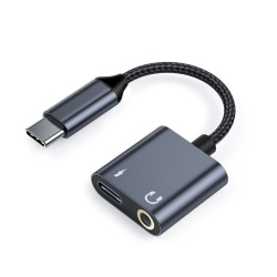 USB C till 3,5 mm hörlursadapter 2st i-Fi DAC Chip