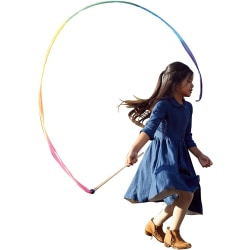 Kids Dansgymnastik Ribbon Wands 2m färg
