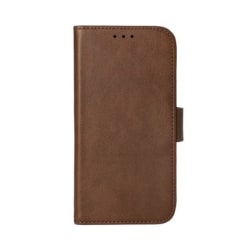iPhone 15 Plånboksfodral Läder Rvelon - Brun