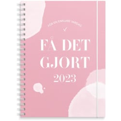 Kalender 2023 Få det gjort rosa Rosa