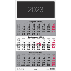 Väggkalender 2023 Triplaner Elegant multifärg