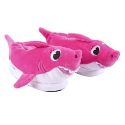 Baby Shark Indoor tohvelit 3D Vaaleanpunainen