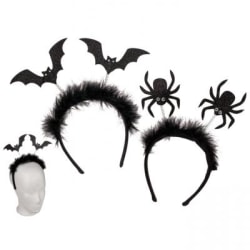 Halloween Spindel fladdermus diadem, olika motiv