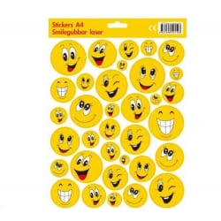 Emoji, Stickers med Smiley motiv, ca 40 st