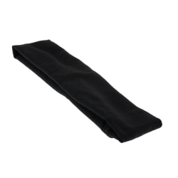 1 Sort Stretch Hårbånd i polyester C:a 6x20 cm. Black