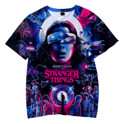 Stranger Things 4 Casual unisex kortärmad T-shirt stil 2 M