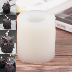 3D Owl Candle Silikon gör DIY handgjorda molds