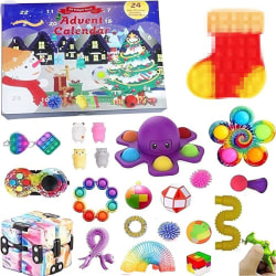 24pcs Fidget Toy Set sensorisk leksak för vuxna barn