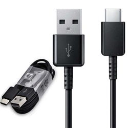 Samsung Original Extra Lång 1,5M USB-C Kabel/Laddare Svart