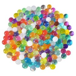 4-Pack Vattenpärlor / Vattenkristaller stora: 15mm multifärg