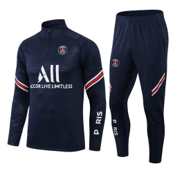 Paris Football Training Shirt Långärmad set kungsblå 16