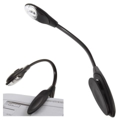Enkel läsning med vår skrivbordslampa - svart läslampa med LED och klämma black