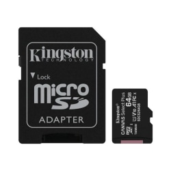 Kingston Canvas Select Plus - microSDXC 64GB, klass 10, UHS-I, 1