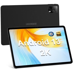 DOOGEE T20S 10,36" pekskärmsplatta 15GB+128GB-SD 1TB 7500mAh 13MP+5MP Android 13 Snabbladdning-Dubbel SIM-PC-läge - Svart