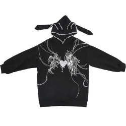 Y2k Harajuku Sweatshirt Gothic Grunge Bunny Ears Hoodie XL