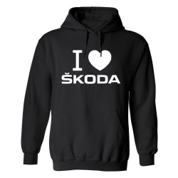Skoda - Hoodie / Tröja - UNISEX Svart - L