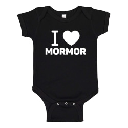 Jag Älskar Mormor - Baby Body svart Svart - 6 månader