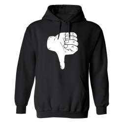 Tummen Ner - Hoodie / Tröja - UNISEX Svart - XL