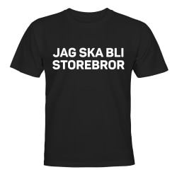 Jag Ska Bli Storebror - T-SHIRT - BARN svart Svart - 86 / 94