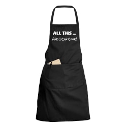 All This And I Can Cook - Forkle - Svart svart one size