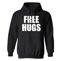 Free Hugs - Hoodie / Tröja - UNISEX Svart - S