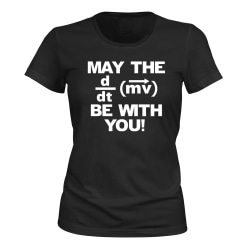 May The Force Be With You - T-SHIRT - DAM svart XL