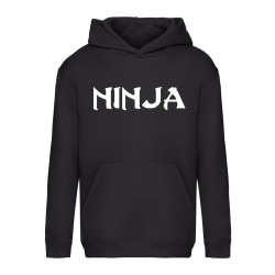Ninja - Hoodie / Tröja - BARN svart Svart - 152