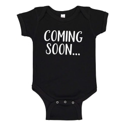 Coming Soon - Baby Body svart Svart - Nyfödd