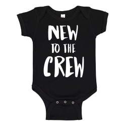 New To The Crew - Baby Body svart Svart - Nyfödd