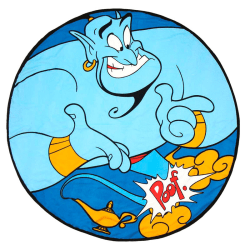 Disney Aladdin round microfiber beach towel