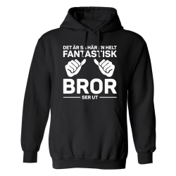 Fantastisk Bror - Hoodie / Tröja - HERR Svart - S
