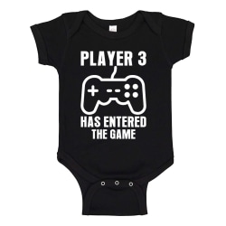 Player 3 Has Entered The Game - Baby Body svart Svart - Nyfödd