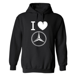 Mercedes-Benz - Hoodie / Tröja - HERR Svart - XL