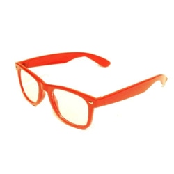Solbriller - Retro Clear - Rød Red