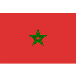 Marokkos flagg White