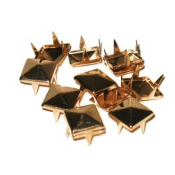 Lösa Nitar - Guld Pyramid -  100 st Guld