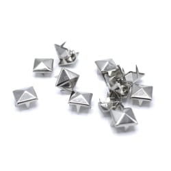 Lösa nitar Pyramid 100 st Silver