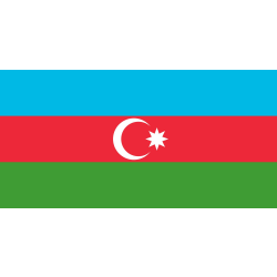 Azerbajdzjan flagga