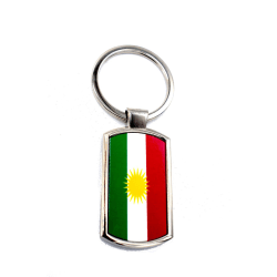 Kurdistan nøkkelring Silver