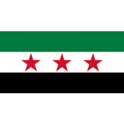 Flagga - Syrien (gamla) -Syriska nationella koalitionen använder