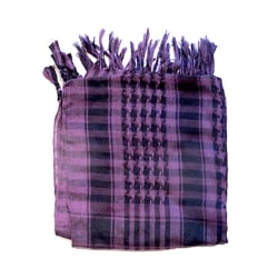 Palestinsk sjal - Flere farger Purple