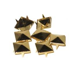 Lösa Nitar - Guld Pyramid - 100 st Guld