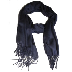Marinblå sjal scarf Blå
