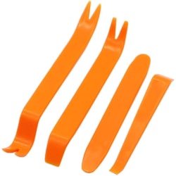 4-PACK Verktyg Bortagning av Bilpaneler Orange