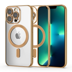 Stötåligt MagSafe Kompatibelt Skal iPhone 15 Pro - Guld