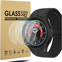 2-PACK Samsung Galaxy Watch 5 Pro Härdat Glas 0.2mm 9H Transparent