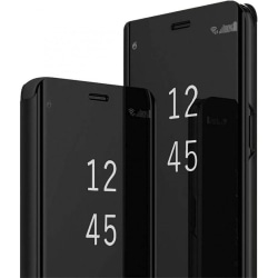 Samsung S23 Ultra Smart Flip Case Clear View Seisova V2 Rocket Black